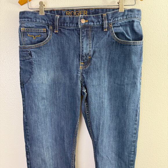 Kimes Ranch Roger Jeans Mens 35/34 (Fits 34x33.5") Mid Rise Boot Cut Western - Picture 2 of 8